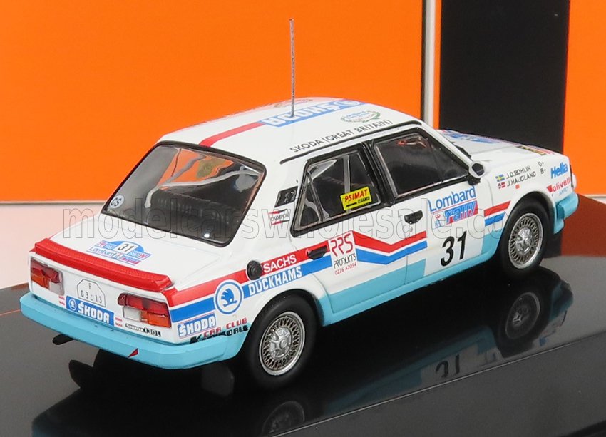 SKODA | 130L N 31 RALLY RAC LOMBARD 1987 J.HAUGLAND - J.O.BOHLIN