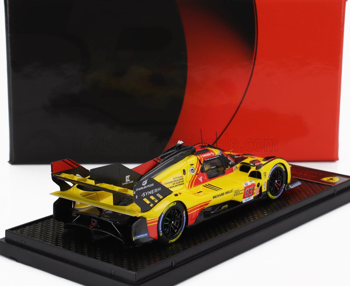 FERRARI | 499P 3.0L TURBO V6 TEAM AF CORSE N 83 24h LE MANS 2024 ROBERT KUBICA - ROBERT SHWARTZMAN - YIFEI YE