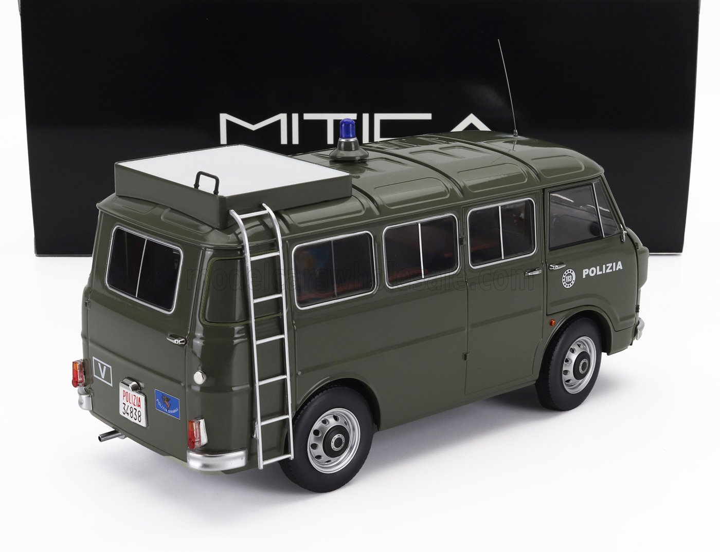 ALFA ROMEO - F-12 MINIBUS 1-SERIES - POLIZIA - POLICE - 1970 - GREEN