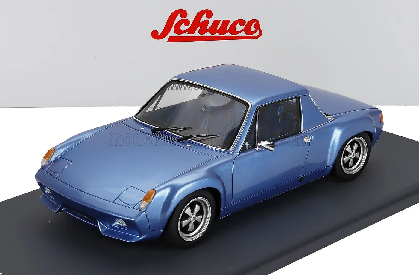 PORSCHE - 916 COUPE 1972 - BLUE - Scale Model Cars - Vroomi Models
