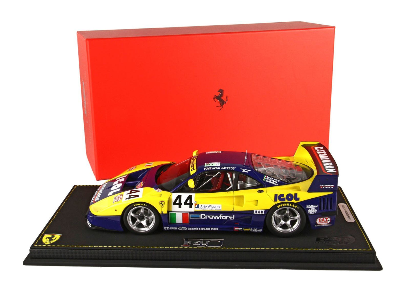 FERRARI F40 LM 24H LE MANS 1996 TEAM ENNEA IGOL RACE N. 44 - Vroomi