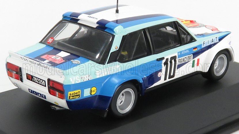 FIAT | 131 ABARTH TEAM FIAT ITALIA N 10 GANADOR RALLY MONTECARLO 1980 W.ROHRL - C.GEISTDORFER | 2 TONO AZUL