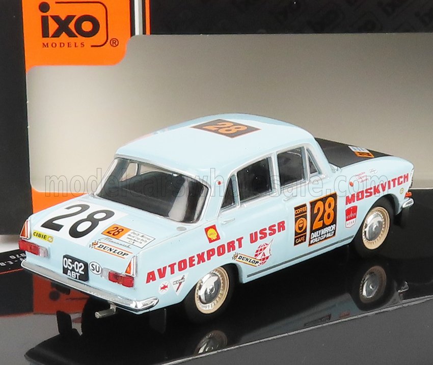 MOSKVITCH | 412 N 28 RALLY LONDRES - MÉXICO 1970 L.POTAPCIKAS - Y.LESOVSKIY - E.BAZHENOV