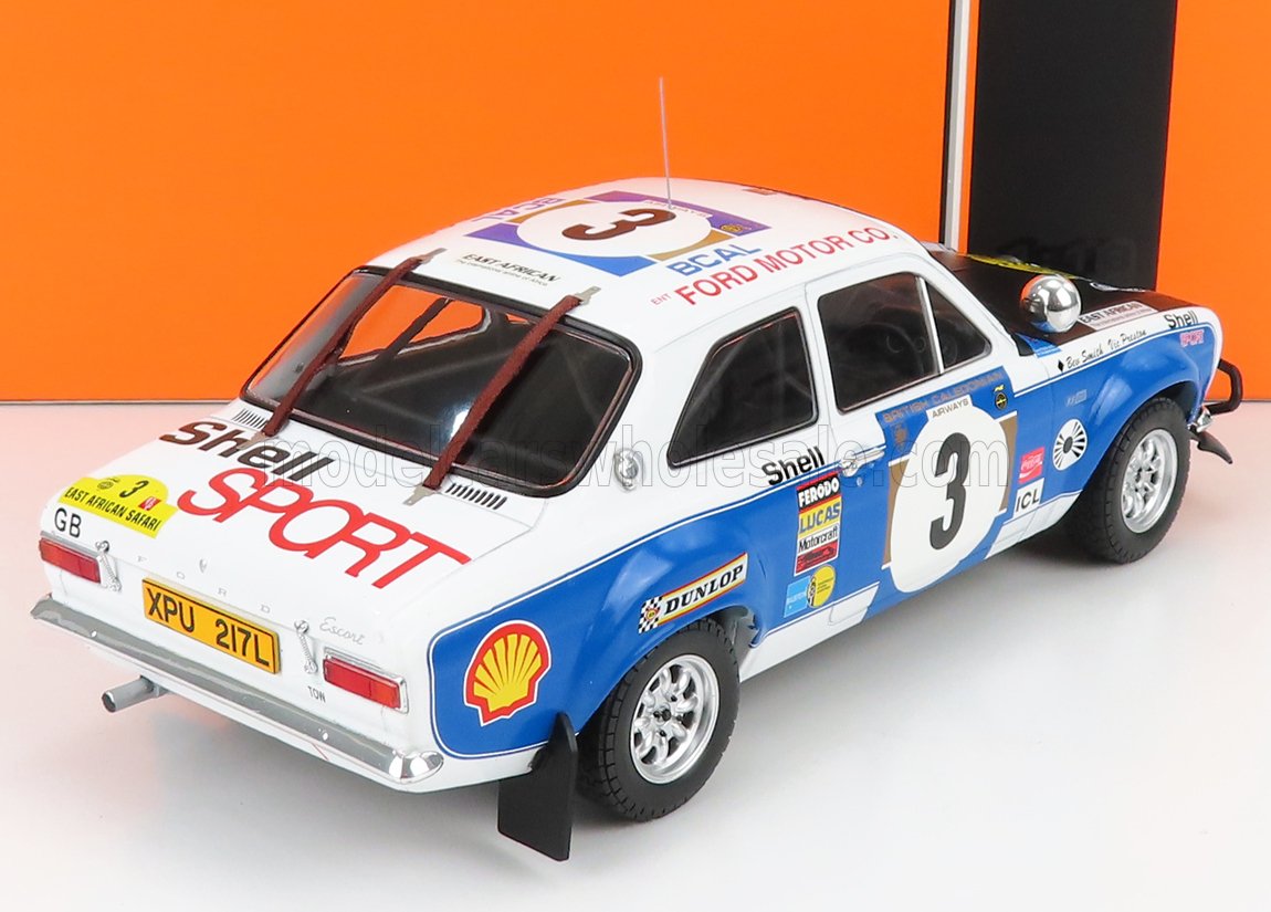 FORD INGLATERRA | ESCORT MKI RS 1600 (versión nocturna) N 3 RALLY SAFARI 1973 V.PRESTON - B.SMITH