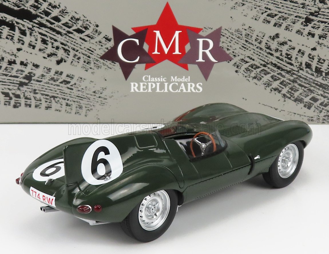 JAGUAR | D-TYPE TEAM JAGUAR CARS LTD N 6 GANADOR 24h LE MANS 1955 J.M.HAWTHORN - I.L.BUEB | BRITISH RACING GREEN