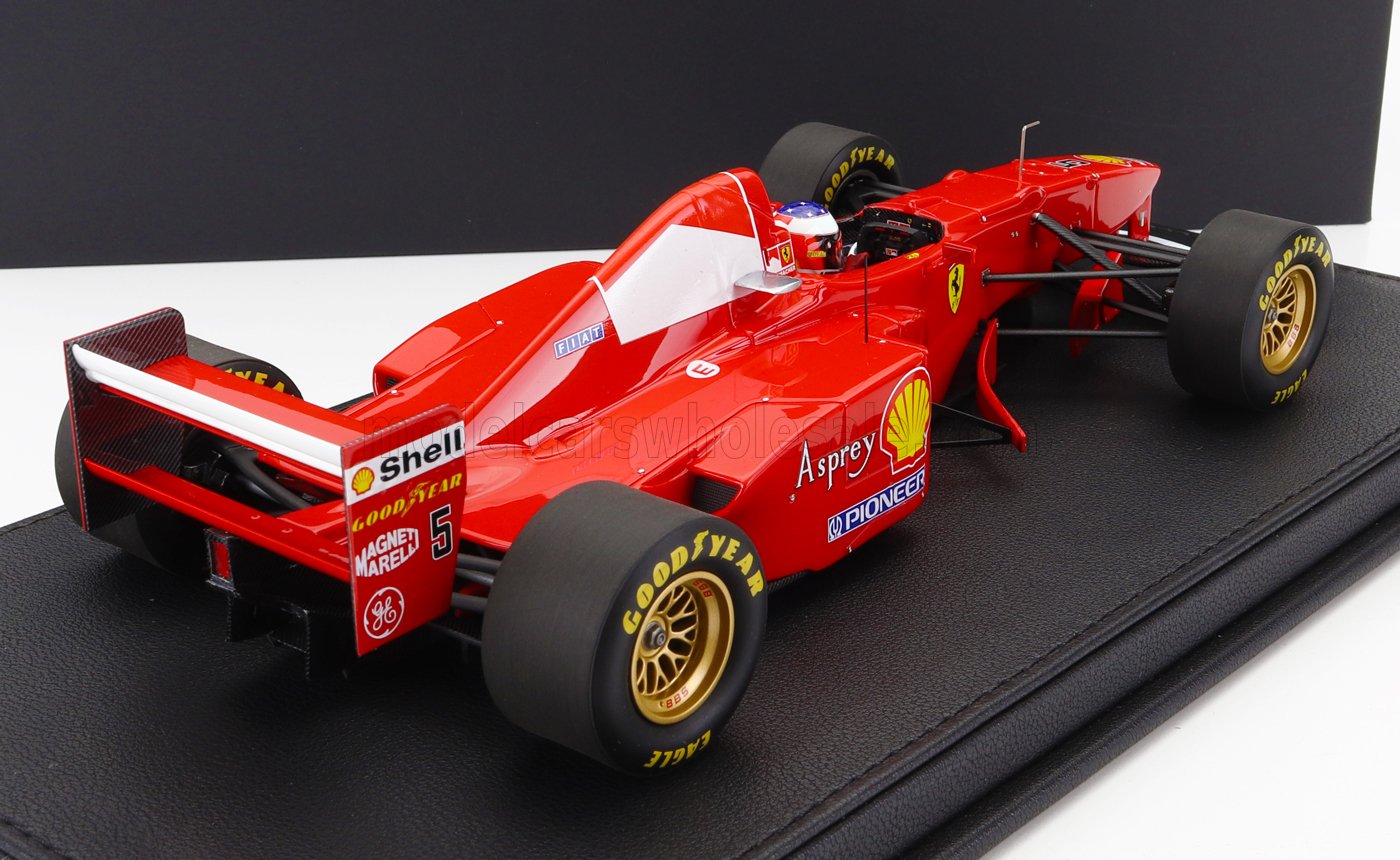 FERRARI | F1 F310B SCUDERIA FERRARI MARLBORO TEAM N 5 GANADOR CANADA GP (con figura de piloto) 1997 MICHAEL SCHUMACHER - CON VETRINA - CON ESCAPARATE
