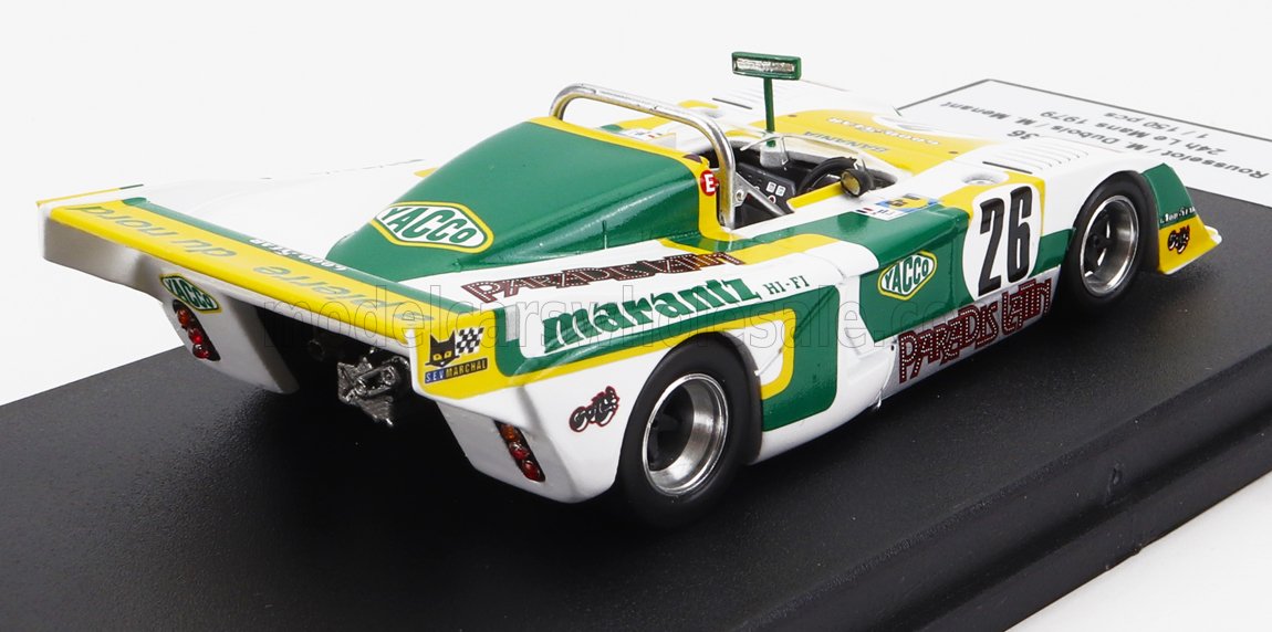 CHEVRON | B36 2.0L S4 TEAM SOCIETE RACING N 26 24h LE MANS 1979 P.ROUSSELOT - M.DUBOIS - M.MENANT