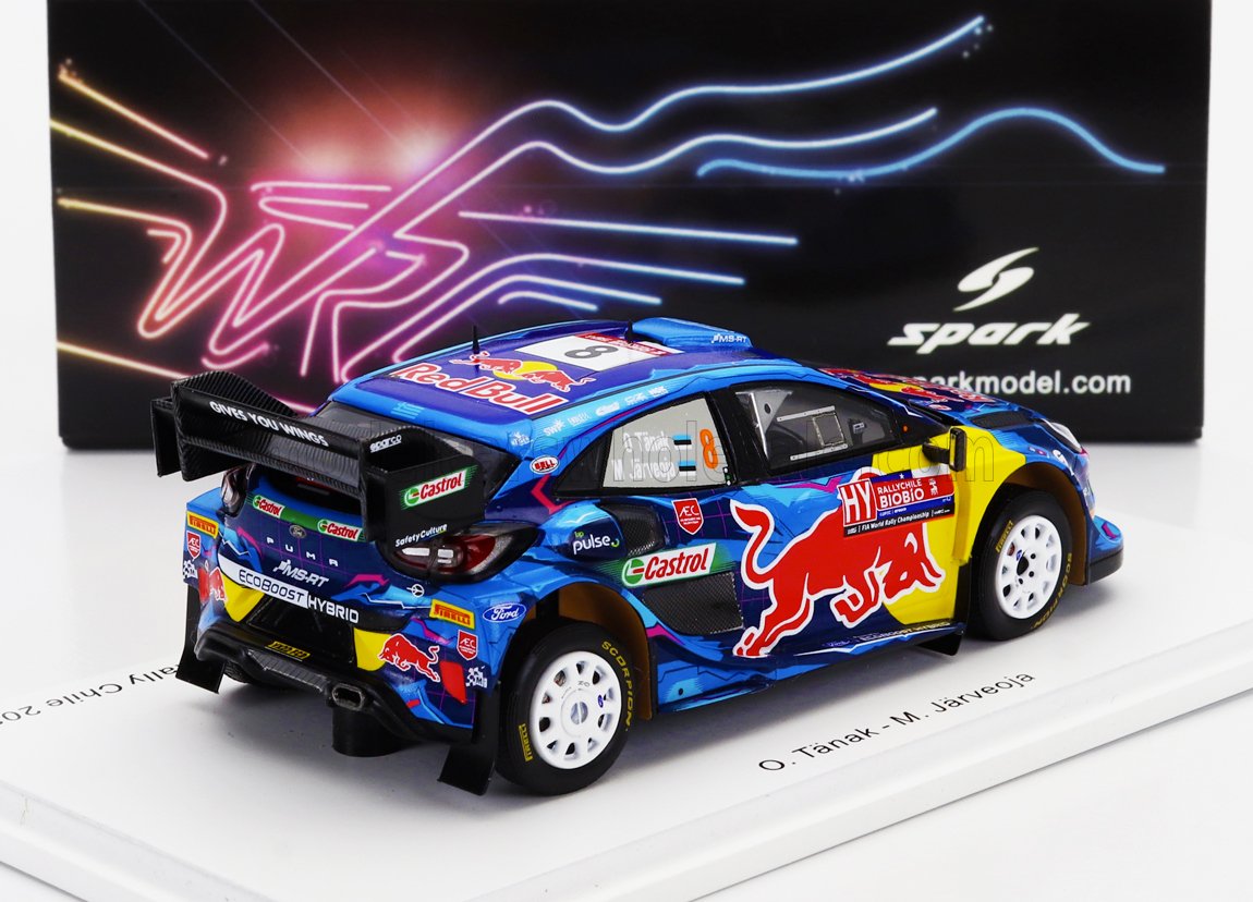 FORD INGLATERRA | PUMA RALLY1 TEAM FORD WORLD RALLY M-SPORT N 8 GANADOR RALLY CHILE 2023 OTT TANAK - MARTIN JARVEOJA