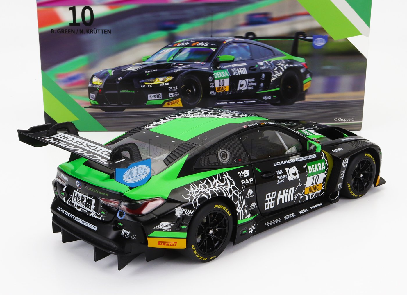 BMW - SERIE 4 M4 GT3 EQUIPO SCHUBERT MOTORSPORT N 10 GANADOR RED BULL RING ADAC GT MASTERS 2022 BEN GREEN - NIKLAS KRUTTEN - NEGRO
