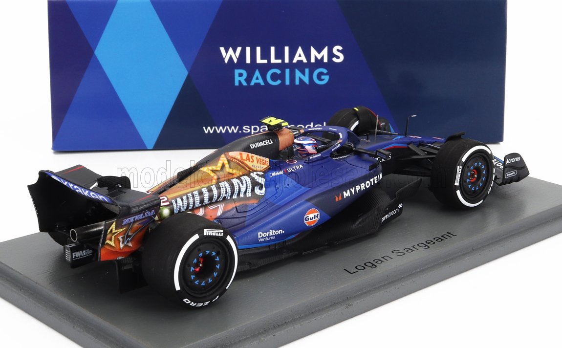 WILLIAMS | F1 FW45 TEAM WILLIAMS RACING GULF N 2 LAS VEGAS USA GP 2023 LOGAN SARGEANT