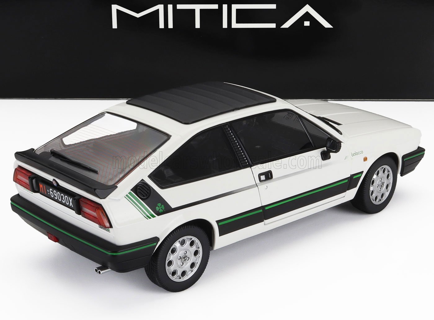 ALFA ROMEO - ALFA ROMEO SPRINT 1.5 QUADRIFOGLIO VERDE BALOCCO 1984 - BIANCO CAPODIMONTE - BLANCO