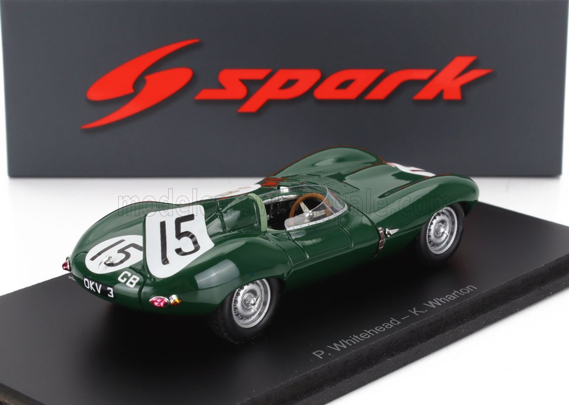 JAGUAR | D-TYPE 3.4L S6 SPIDER TEAM JAGUAR CARS LTD N 15 24h LE MANS 1954 PETER WHITEHEAD - KEN WHARTON