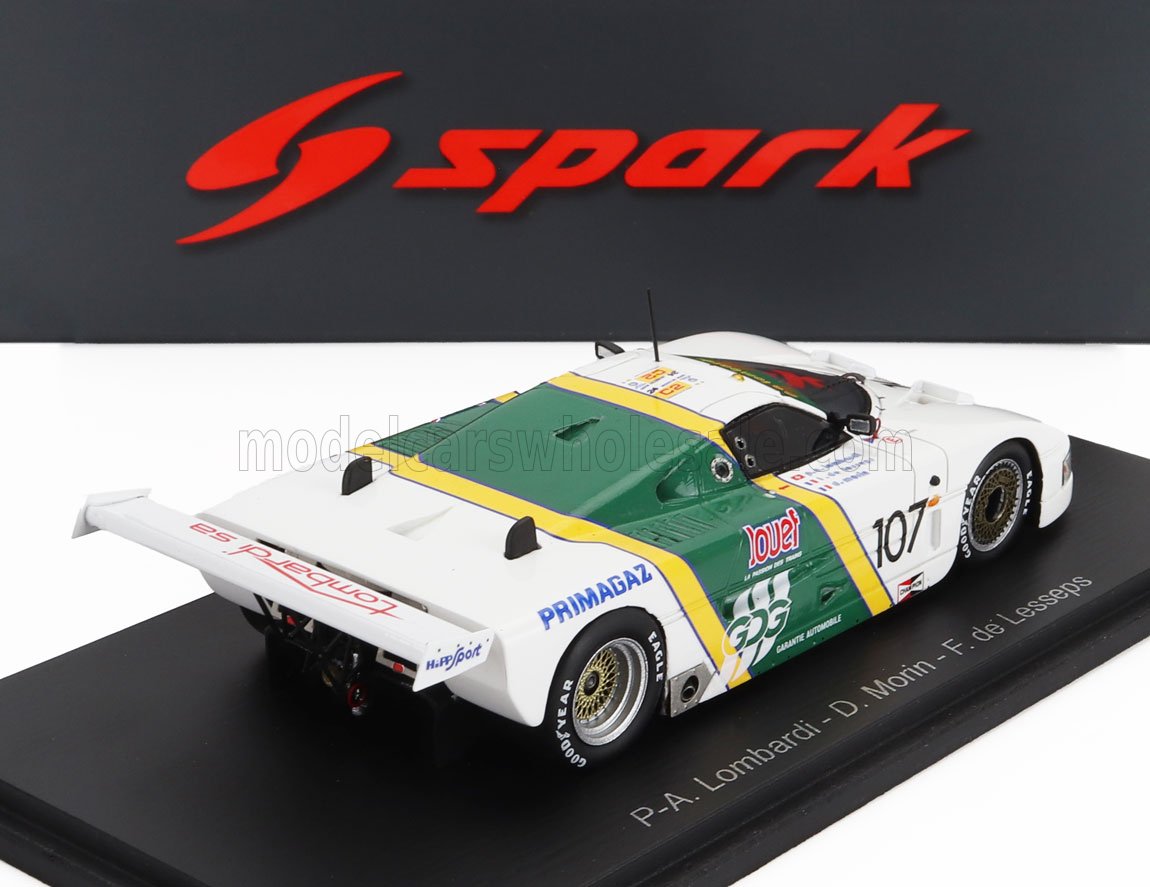 SPICE | SE87C 3.3L V8 TEAM P.A.LOMBARDI N 107 24h LE MANS 1990 PIERRE ALAIN LOMBARDI - DENIS MORIN - FERDINAND DE LESSEPS