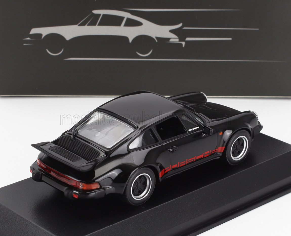 PORSCHE - 911 930 TURBO COUPE 1977 - 50 JAHRE PORSCHE DESIGN - NEGRO