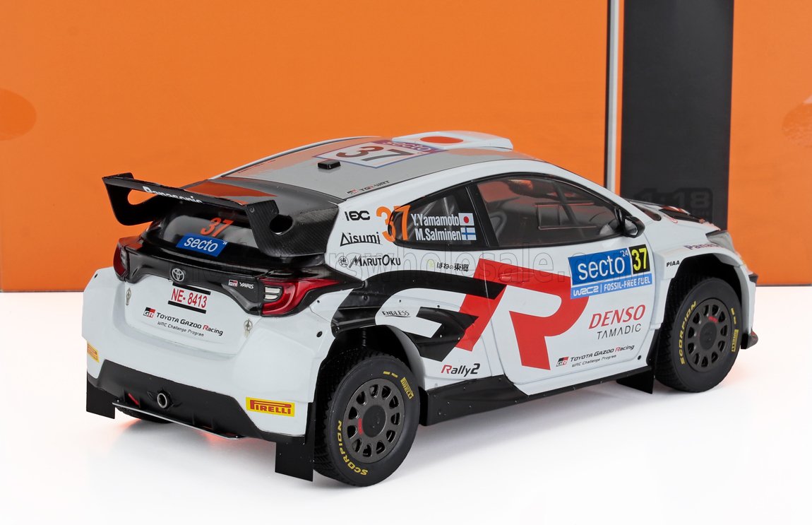 TOYOTA - YARIS GR RALLY1 TEAM TOYOTA GAZOO RACING WRT N 37 RALLY FINLAND 2024 YUKI YAMAMOTO - MARKO SALMINEN - BLANCO