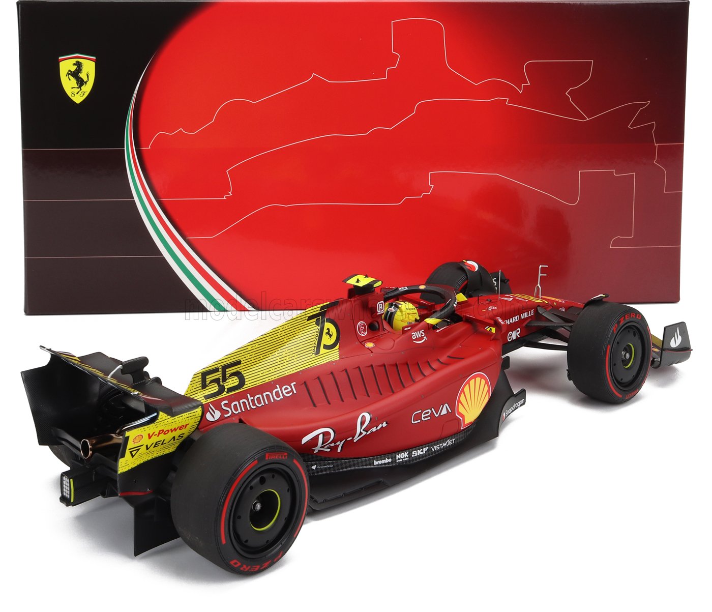 FERRARI | F1-75 TEAM SCUDERIA FERRARI N 55 4ème MONZA ITALY GP 2022 CARLOS SAINZ