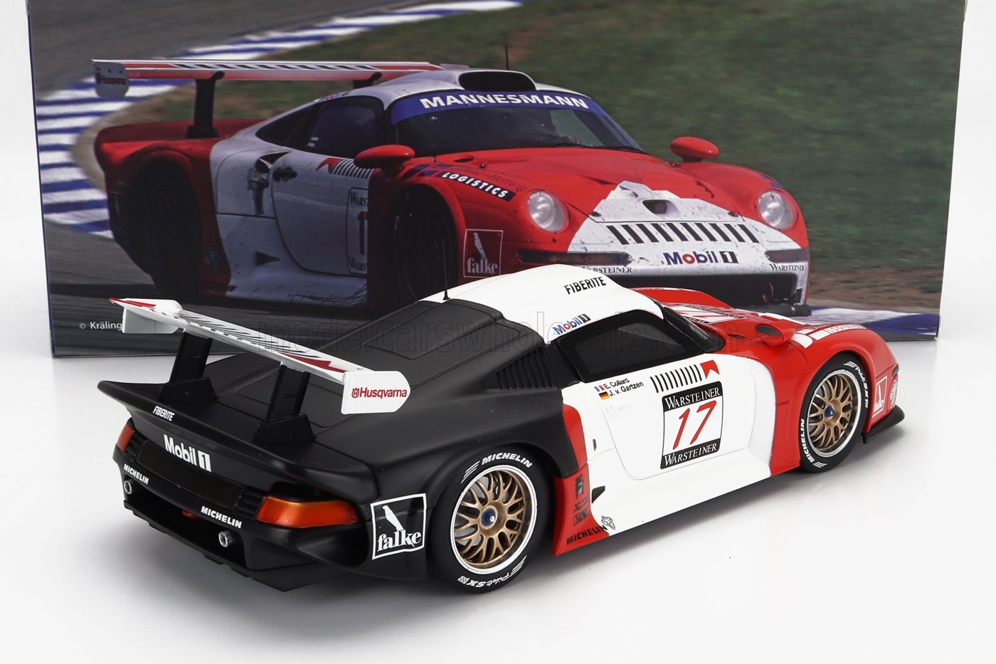 PORSCHE | 911 GT1 3.2L TURBO TEAM SOCIETE JB N 17 FIA GT NURBURGRING 1997 E.COLLARD - J.VON GARTZEN