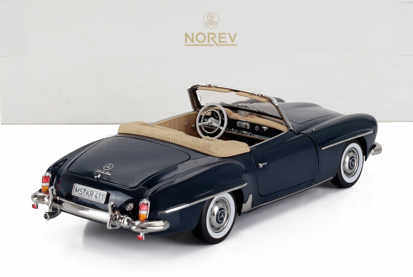MERCEDES BENZ - SL-CLASS 190SL SPIDER 1957 - BLEU MOYEN