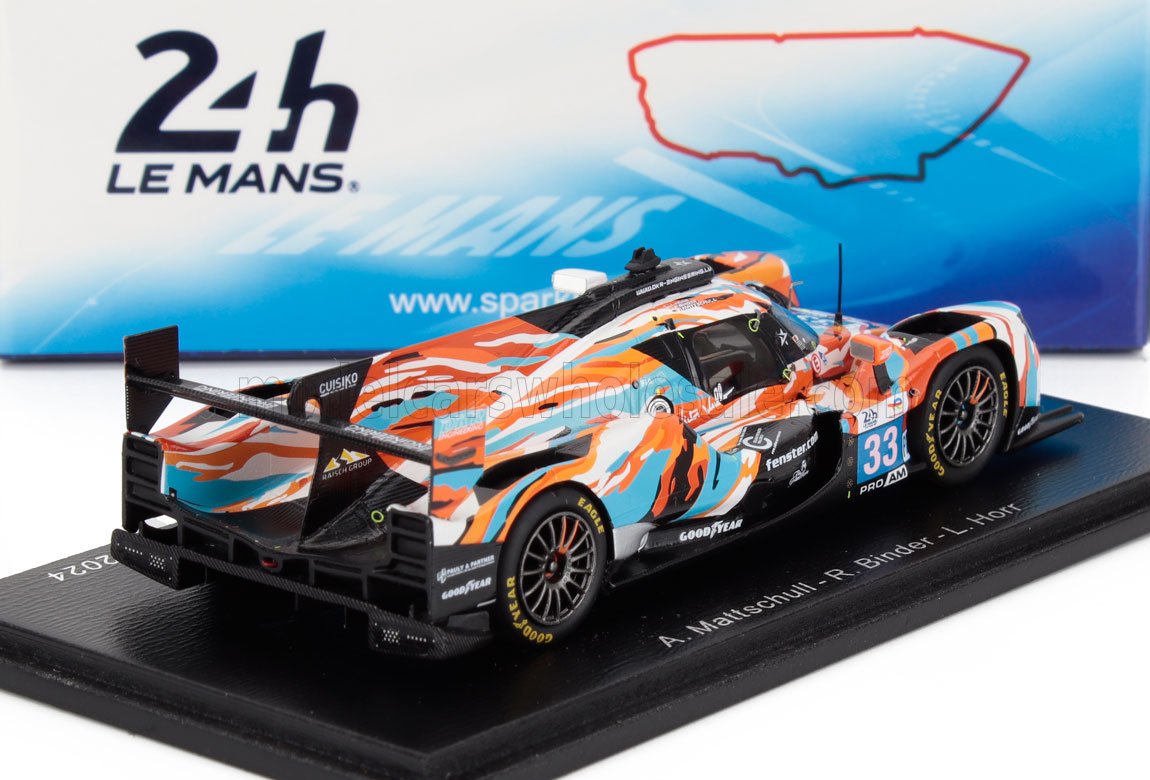 ORECA | 07 GIBSON GK428 4.2L V8 TEAM DKR ENGINEERING N 33 24h LE MANS 2024 RENE BINDER - LAURENTS HORR - ALEXANDER MATTSCHULL | DIVERS