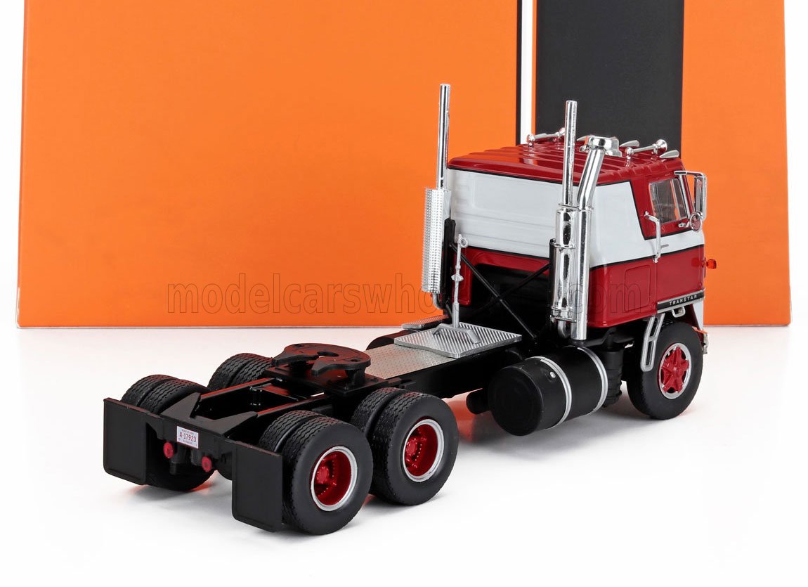 INTERNATIONAL TRANSTAR - COE TRACTOR TRUCK 3-ASSI 1976 - RED