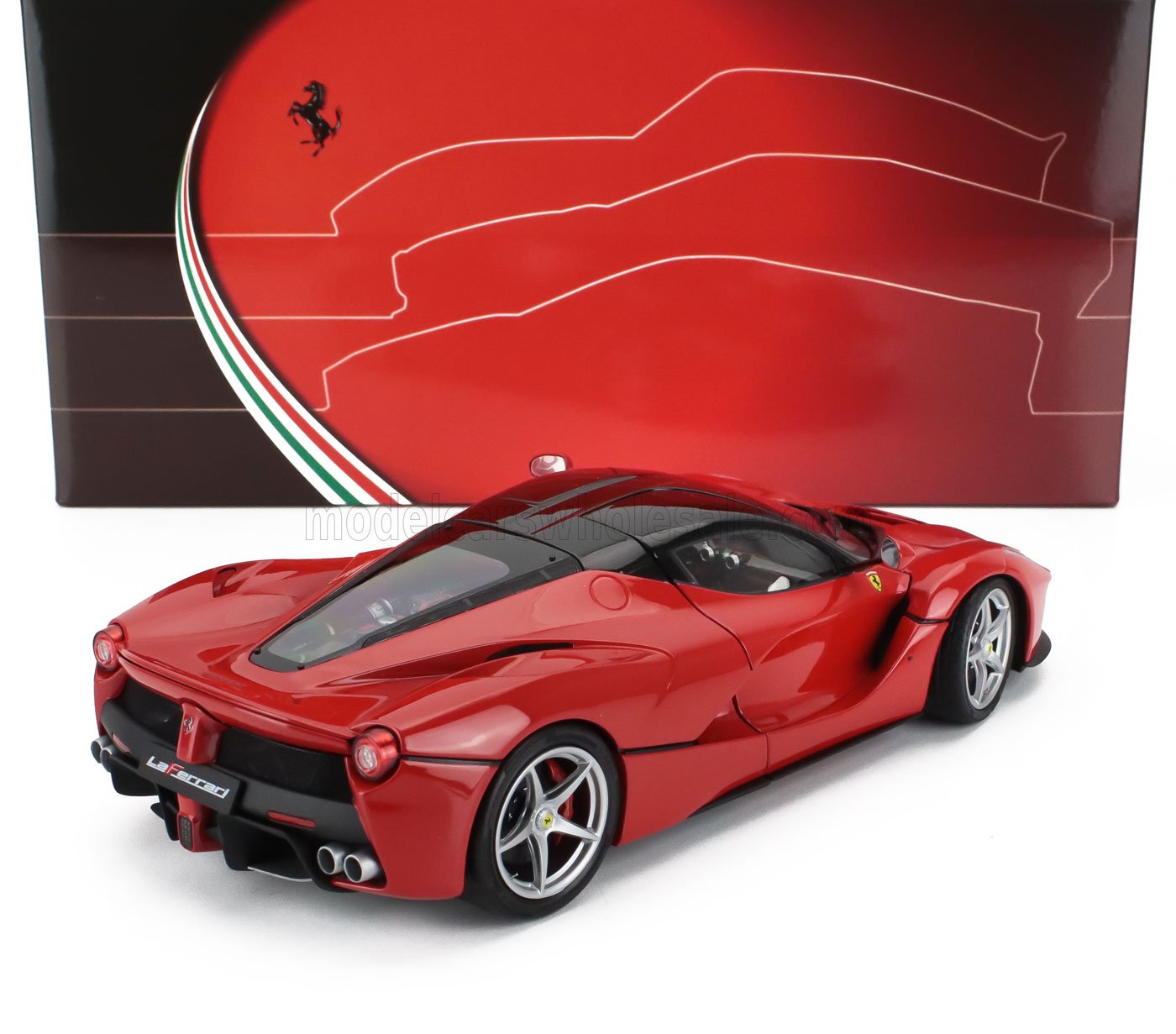 FERRARI | LAFERRARI 2013 - JANTES ARGENTÉES | ROSSO CORSA 322