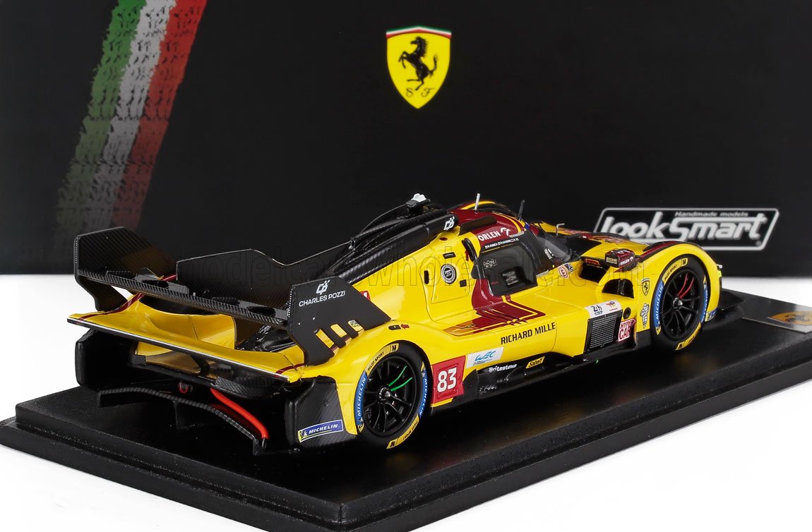 FERRARI - 499P 3.0L TURBO V6 TEAM AF CORSE N 83 WINNER 24h LE MANS 2025 v - YELLOW RED