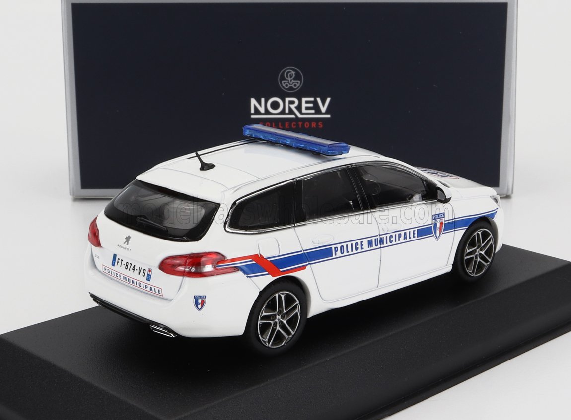 PEUGEOT - 308 GT SW STATION WAGON POLIZIA MUNICIPALE 2020 - BIANCO