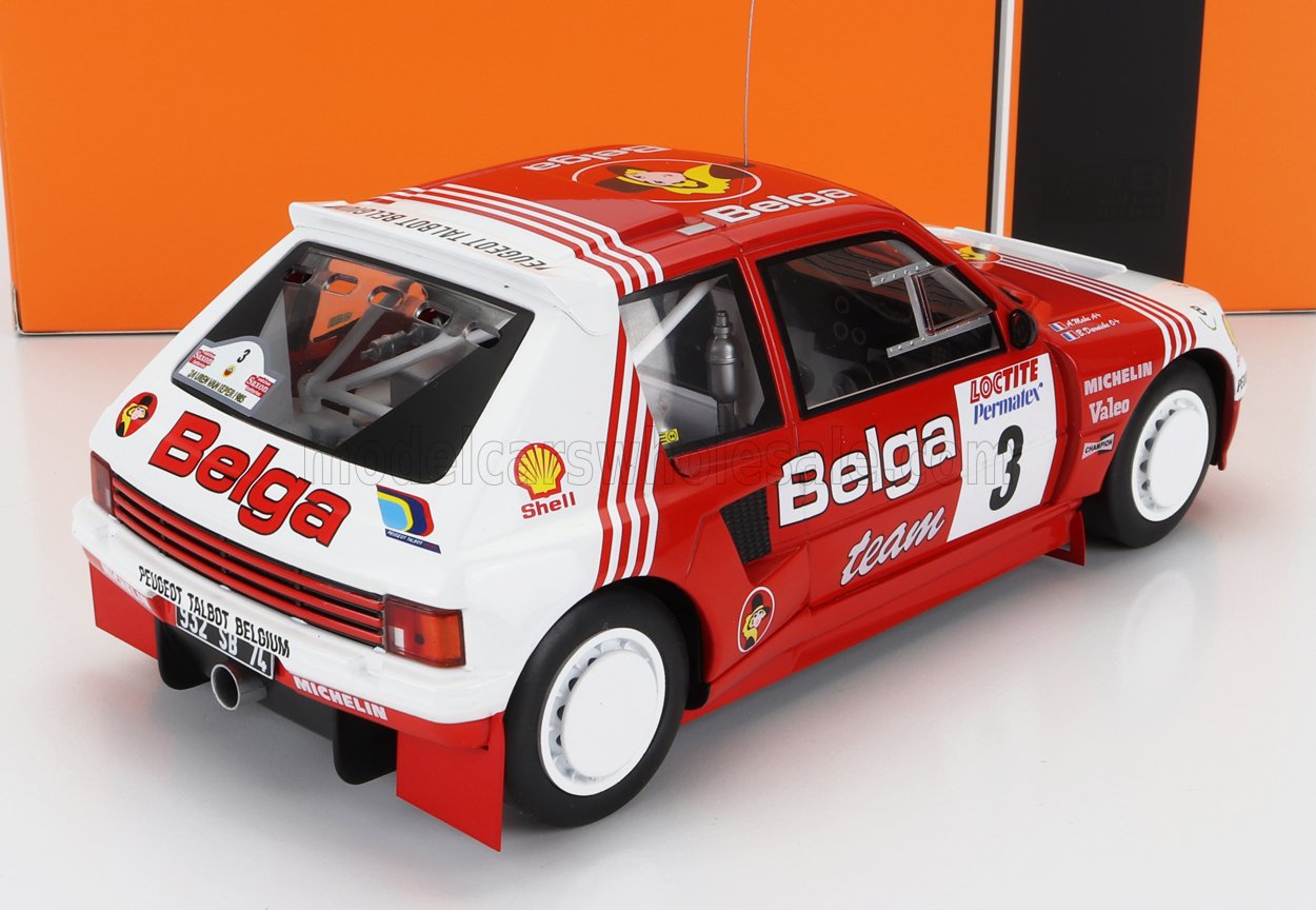 PEUGEOT | 205 T16 Gr.B BELGA N 3 RALLY YPRES 1985 B.DARNICHE - A.MAHE