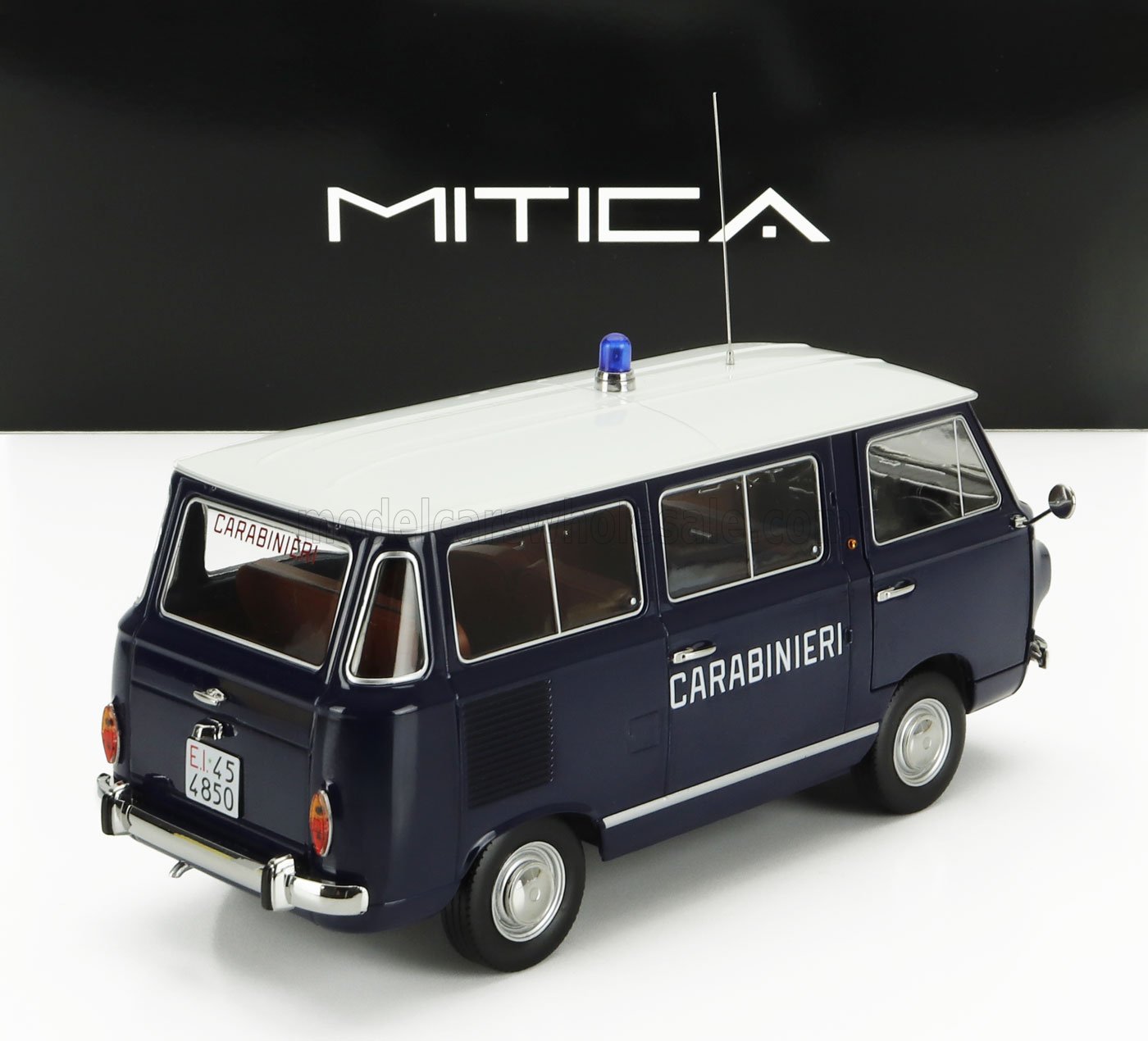 FIAT - FIAT 850 FAMILIARE CARABINIERI 1970 - INTERNO MARRONE - BLU BIANCO