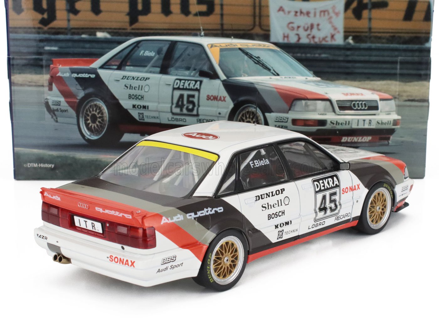 AUDI | V8 QUATTRO TEAM AZR N 45 CAMPIONE DTM STAGIONE 1991 FRANK BIELA