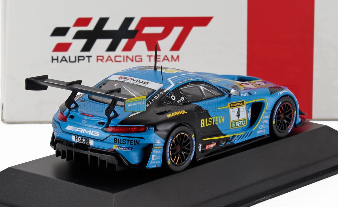 MERCEDES BENZ - AMG GT3 6.2L V8 TEAM BILSTEIN BY HRT N 4 4° 24h NURBURGRING 2024 MAXIMILIAN GOTZ - DANIEL JUNCADELLA - ARJUN MAINI - LUCA STOLZ - BLU CHIARO NERO