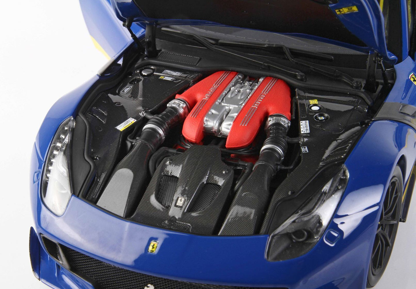 FERRARI F12 TDF AZZURRO DINO E DETTAGLIO GIALLO - Vroomi