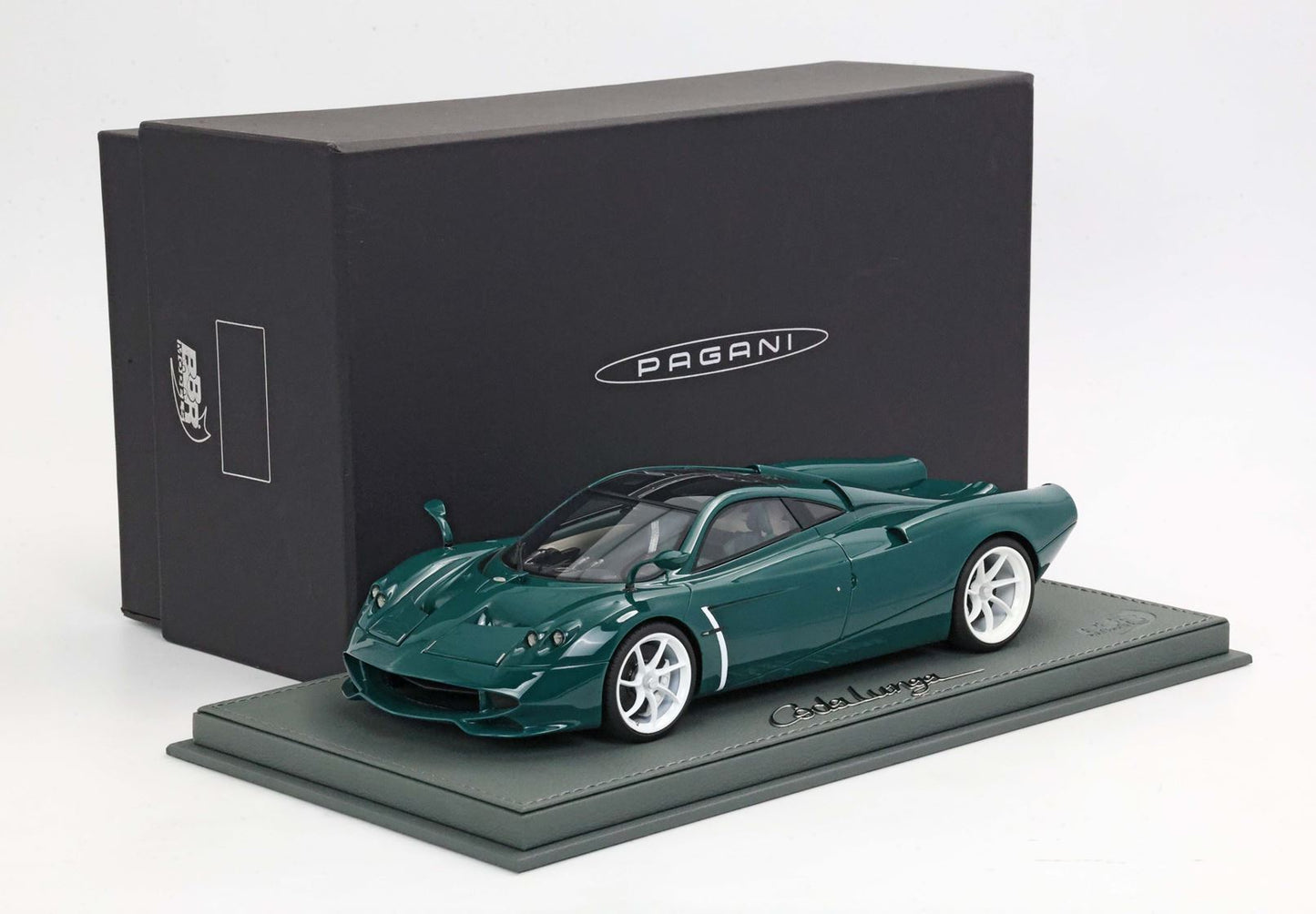 PAGANI HUAYRA CODALUNGA VERDE BRITISH RACING - Vroomi