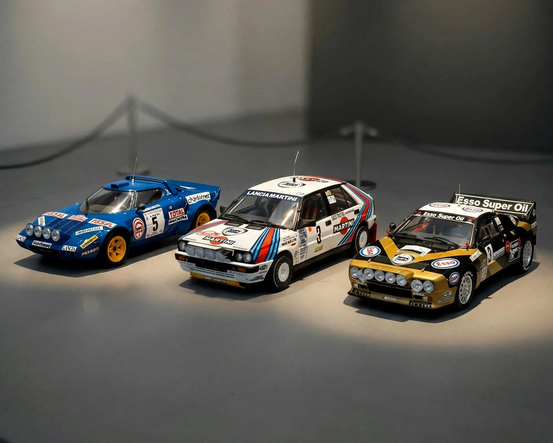 Modellauto „Lancia Rally Trio“, Sammlerstück und online erhältlich
