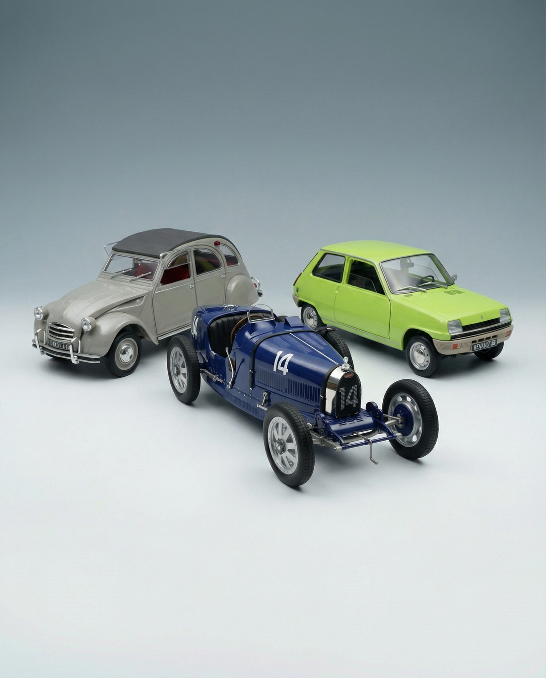 Three Scale Model Cars of Solido on Vroomi 
