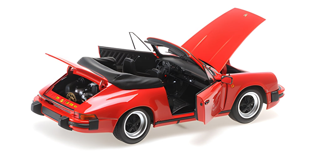 PORSCHE 911 CARRERA CABRIOLET 3.2 RED 1983