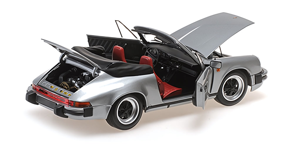 PORSCHE 911 CARRERA 3.2 CABRIOLET GREY METALLIC 1983