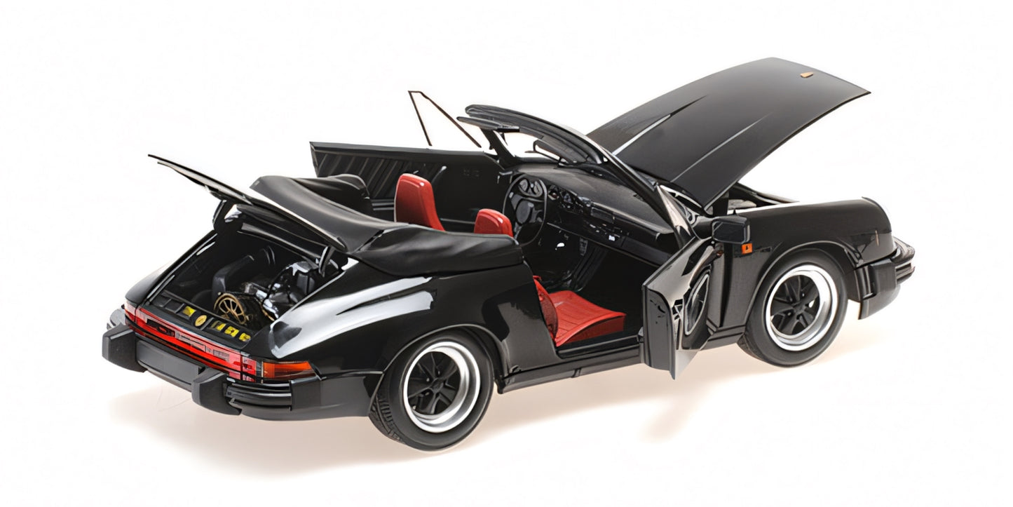 PORSCHE 911 CARRERA 3.2 CABRIOLET BLACK 1983