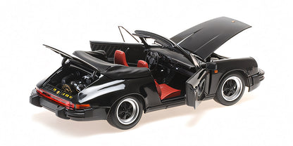 PORSCHE 911 CARRERA 3.2 CABRIOLET BLACK 1983