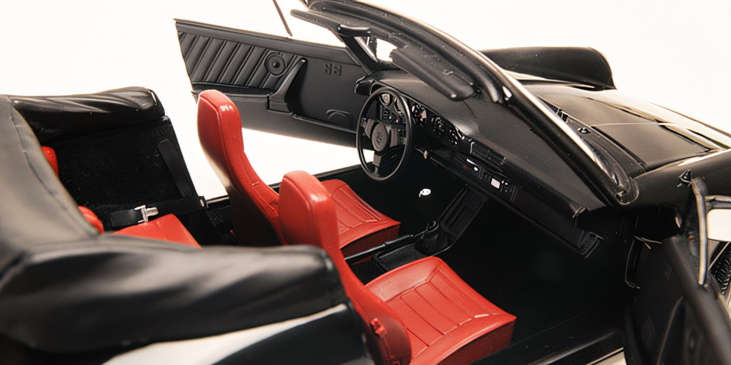 PORSCHE 911 CARRERA 3.2 CABRIOLET BLACK 1983