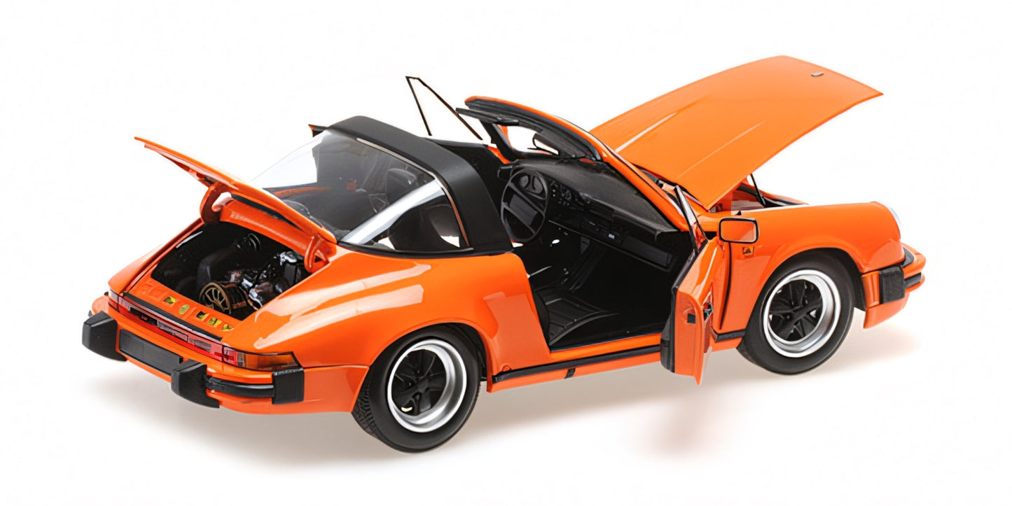 PORSCHE 911 CARRERA 3.2 TARGA ORANGE 1983
