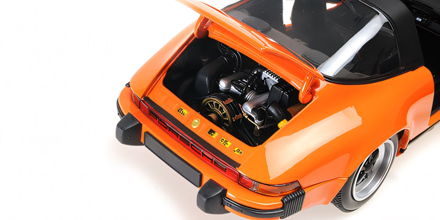 PORSCHE 911 CARRERA 3.2 TARGA ORANGE 1983