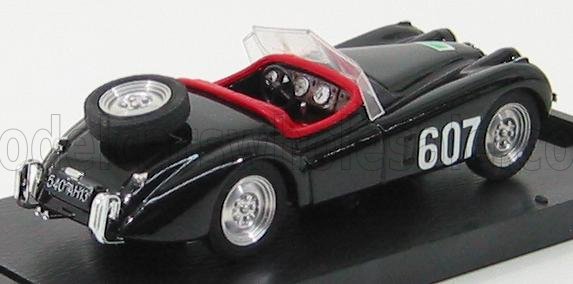JAGUAR - XK 120 SPIDER N 607 RALLY DELLE ALPI 1953 - BLACK Scale model car on Vroomi