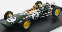 LOTUS - F1  25 n 2 GP DEL BELGIO 1963 T.TAYLOR - CON PILOTA - FIGURINA - VERDE