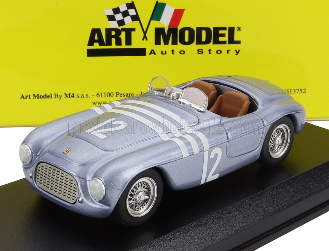 FERRARI - 166MM BARCHETTA SPIDER N.º 12, VENCEDORA DO GP DA SUÉCIA DE 1952, CHASSIS N.º 0014, V. STENER - AZUL - Vroomi