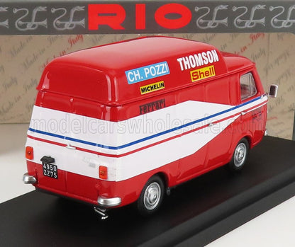 FIAT - 238 VAN ASSISTENZA CORSE FERRARI CH POZZI 24h LE MANS 1978 - RED WHITE