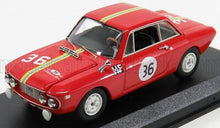 LANCIA - FULVIA HF 1.3 COUPÉ N 36 VAINQUEUR DU RALLYE DE SANREMO 1966 CELLA - LOMBARDINI - ROUGE - Vroomi