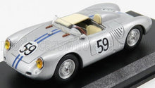 PORSCHE - 550RS SPIDER N 59 24h LE MANS 1958 SCHILLER - TOT - ARGENT - Vroomi