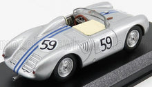 PORSCHE - 550RS SPIDER N 59 24h LE MANS 1958 SCHILLER - TOT - ARGENT - Vroomi