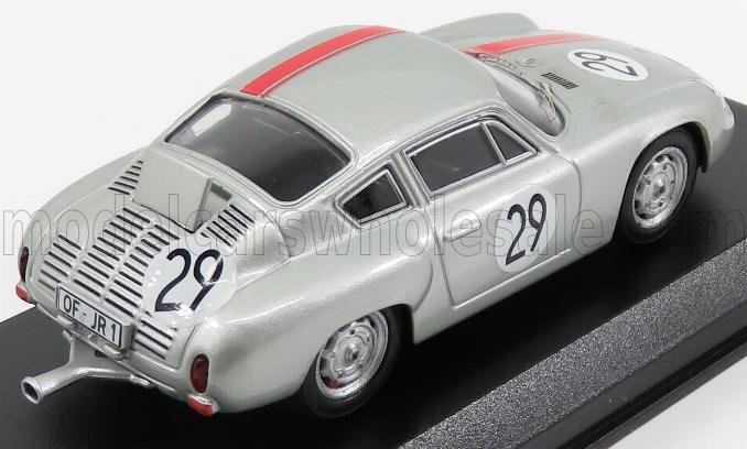PORSCHE - 356B CARRERA ABARTH N 29 1000 km NURBURGRING 1963 RANK - WUTHERICH - ARGENTO ROSSO - Vroomi